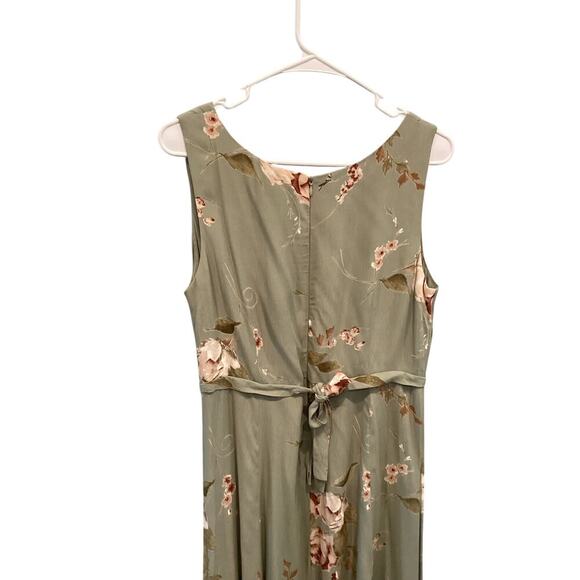 Vtg Jessica Howard Women’s Shift Dress Size 10 Green Floral Cottagecore Romantic - Picture 7 of 7